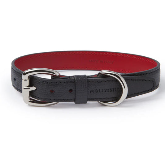 Tuscan Halsband - Schwarz – LunaDogs Schweiz