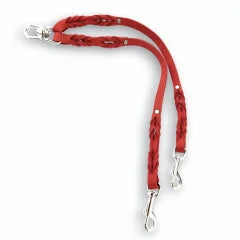 Premium Zwillingsleine aus Fettleder für Hunde | Hochwertige Hundeleine & Hundehalsband | LunaDogs