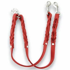 Premium Zwillingsleine aus Fettleder für Hunde | Hochwertige Hundeleine & Hundehalsband | LunaDogs