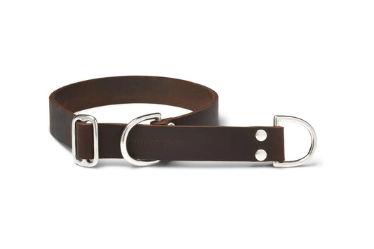 Butter Leder Retriever Hundehalsband - Klassisch Braun – LunaDogs Schweiz