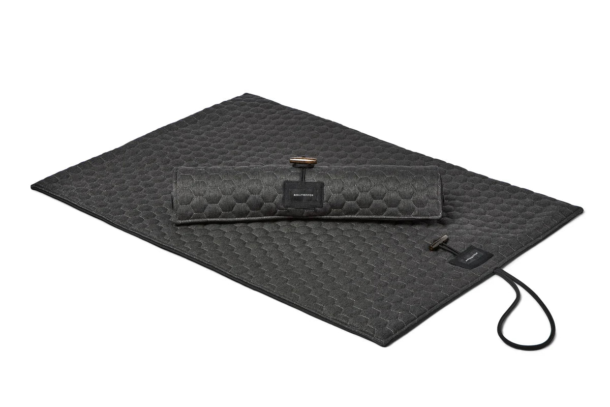 Honeycomb Hunde-Reisematte - Anthrazit – Detailansicht 2