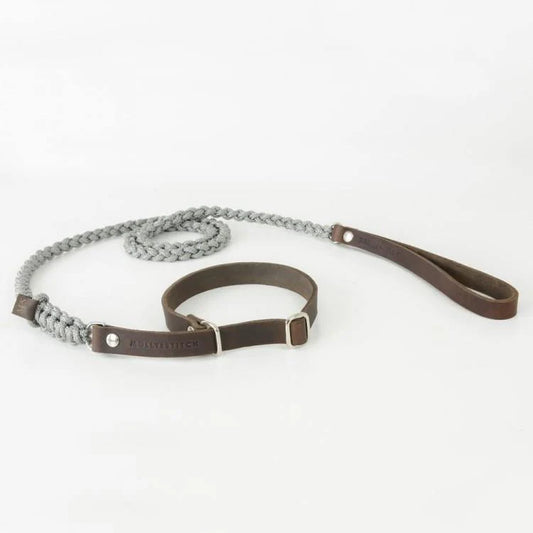 Touch of Leather Retriever-Hundeleine - Grau – LunaDogs Schweiz